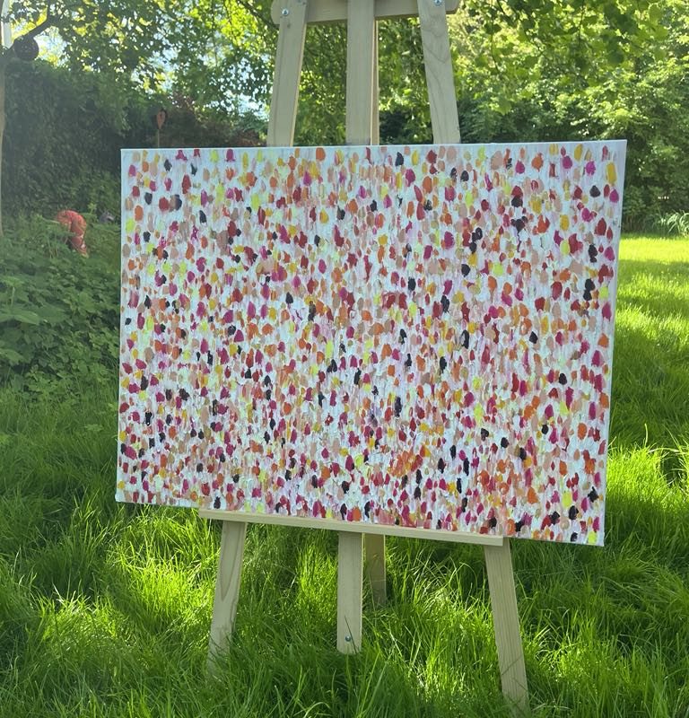 Olieverf schilderij " The Soft Radiance of Passion "