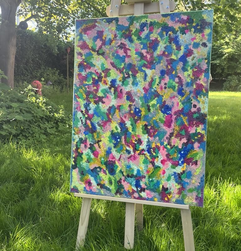 Olieverf schilderij " Splashes of soul "